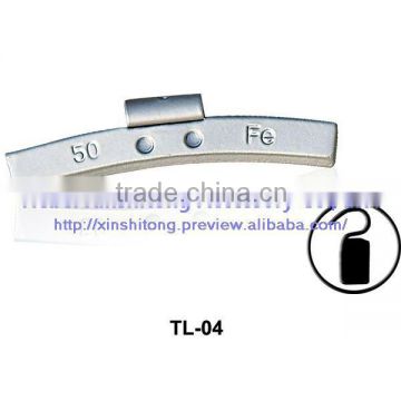 environmental steel clip-on wheel weights