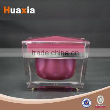 Packaging Wholesale Silk-screen Printing Luxury Colourful acrylic jars and bottles