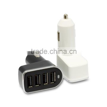HOT 4 ports USB 5V 6.2A 5.8A Mulit Quick charger Car Charger with CE FCC Rosh certification
