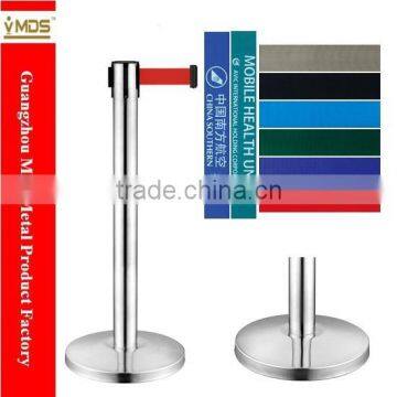 MAX stainless steel queue up stand,queue barrier,retractable belt barrier