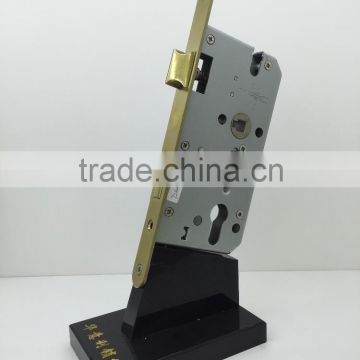 Europe standard stainless steel mortise lock body 7255 China manufacture