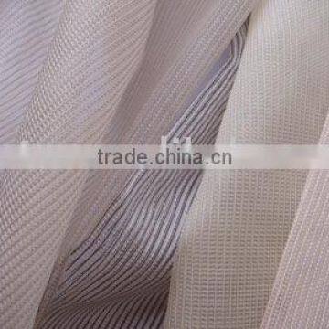 Pin stripe organza curtain fabric