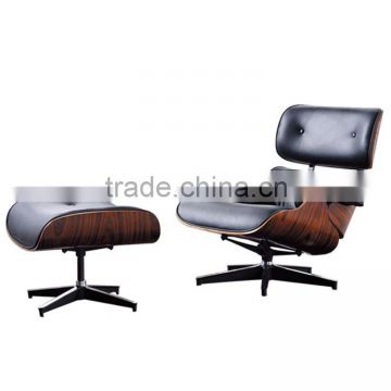 High Quality Luxury Genuine Leather Recliner Chair with Steel Base