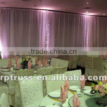 RP Aluminum stand pipe drape,telescopic pipe and drape for wedding