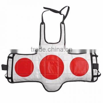 White Red Color Chest Guards