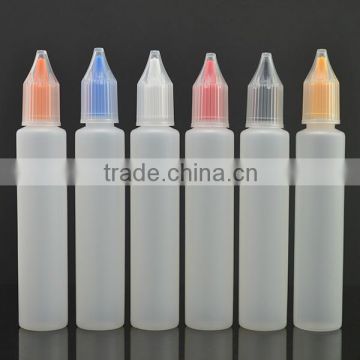 Hot selling 30ml unicorn bottle with childproof cap for e liquid