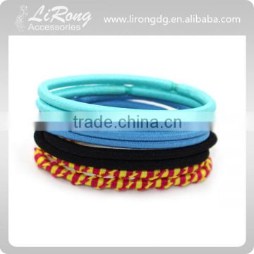 Elastics, hairband for woman, ponytail band ,mixed colors elastics