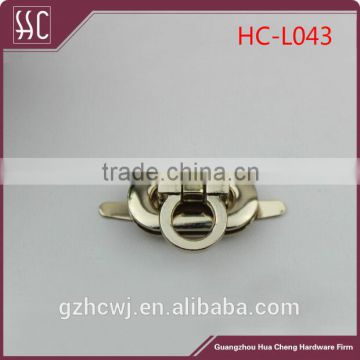 fashion metal lock for lady bag, wholesale metal lock, Guangzhou metal lock