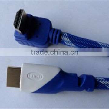 Multimedia Application and Braid Shielding HDMIcable 90 degree
