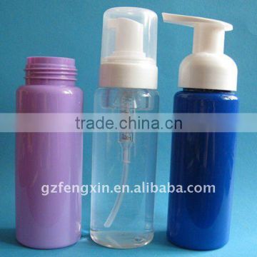 180ml 250ml cleansing water PET plastic bottle and foam pump