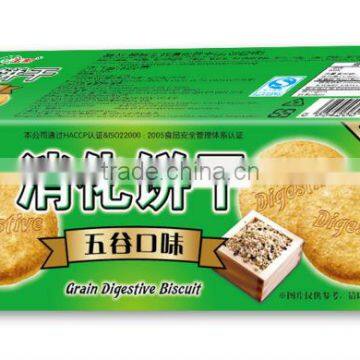 Healthy Grain Digestive Biscuit (lower-sugar,grain,wheatmeal,sesame,cheese)