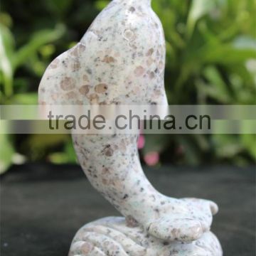 Wholesale Semi Precious Rock Quartz Crystal Dolphin Figurine For Wedding Favor