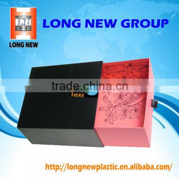 all garments item cardboard pull out box packaging