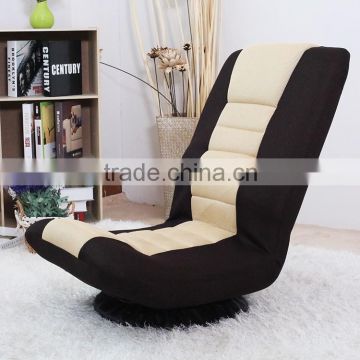 rotatable floor recliner chair with 5 positions adjustable backrest
