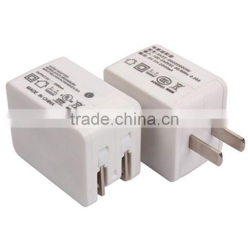 5V/2.1A 15W Laptop and mobile phone home wall usb power adapter 220V