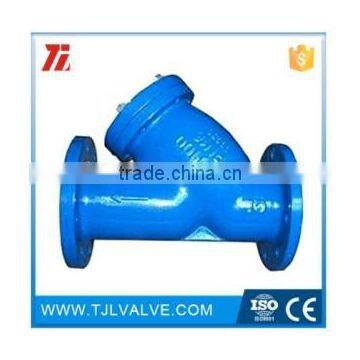 Ductile Iron Y Type strainer Flanged ends