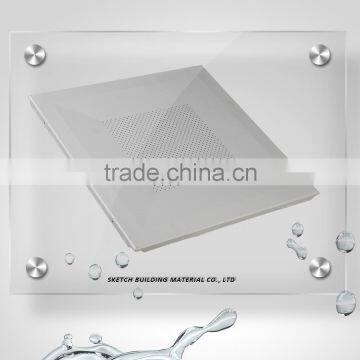 Anti Fire Thermal insulation Mineral ceiling tiles 62x62