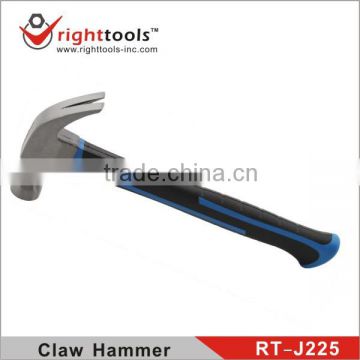 RIGHTTOOLS RT-J225 New process American type claw hammer with fibre handle