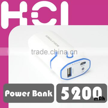 5200mAh Portable USB External Battery Phone Charger Power Bank