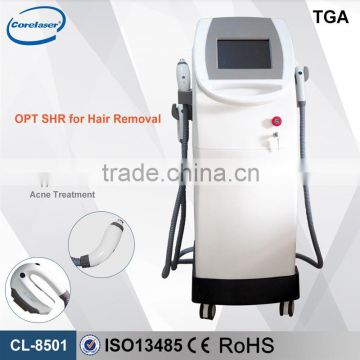 Lips Hair Removal Vertical CE E-light 590-1200nm (IPL RF) Beauty Salon/spa SR&HR Equipment