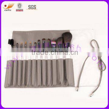 Professional custom logo makeup brushes with pouch