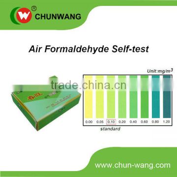 air formaldehyde self-test box