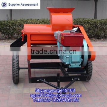 New condition corn husk and Leaf removal machine type thresher