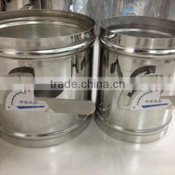 Manual volume control damper for duct