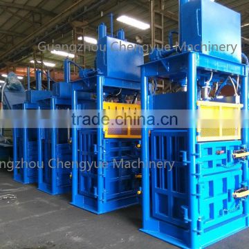 Cloth Packaging Material and Textiles Application Scrap Recycling Used Clothes Baler vertical baler