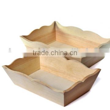 unfinished wood tray wood bread tray wholesale