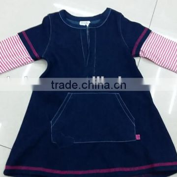 Girl's new design cute fashion dress lots of goods china