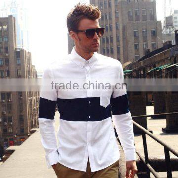 contrast print satin cotton men shirt,casual print shirt men