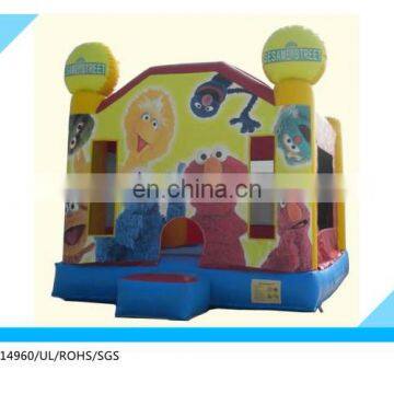 commercial sesame street inflatable bouncer combo