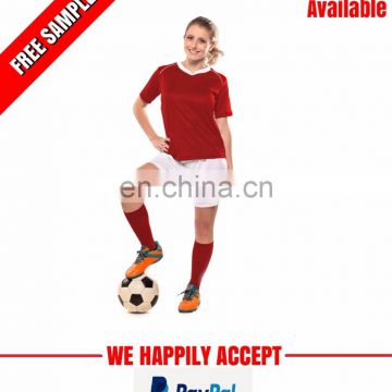 2017 newly design soccer uniform for women