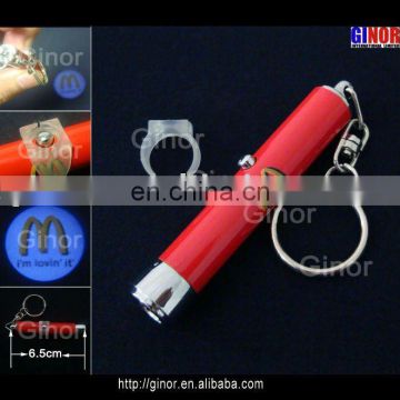 led projector torch with keychain