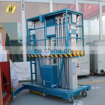 7LSJLII Shandong SevenLift 10 meter hydraulic manual electric telescopic aluminum man elevator lift