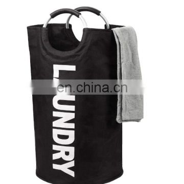 Wholesale House Dirty Clothing Oxford Storage Basket ForToys Clothes Laundry Hamper with Aluminum Handles