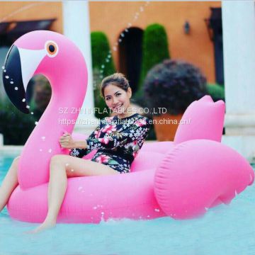 L190CM*H120CM High Quality Adult Mount Floating Bed Inflatable Flamingo Floating Row