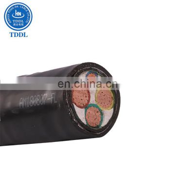 TDDL PVC Insulated low voltage power Cable 4 core 35mm2 copper for transmission