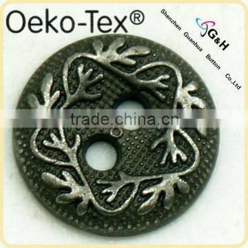 4 hole alloy metal button for shirts