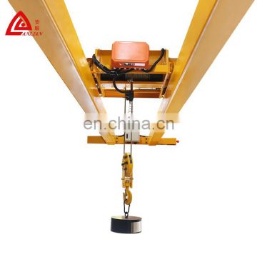 Double girder crane electric 5 ton wire rope hoist with competitive price