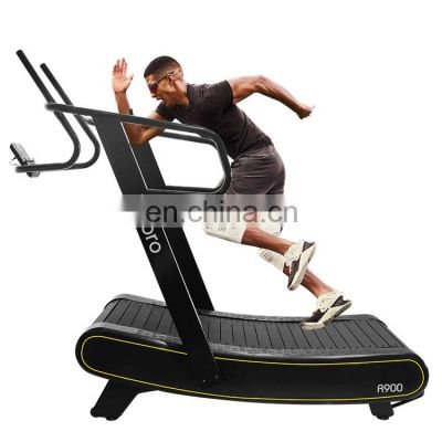 self-powered commercial gym treadmill New design innovation slat  Curved treadmill manual running machine