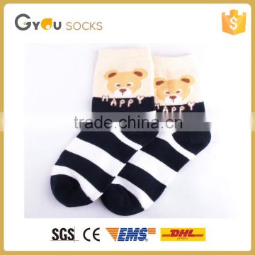 2015 lovely cartoon terry tube anti-slip socks for children kids and baby