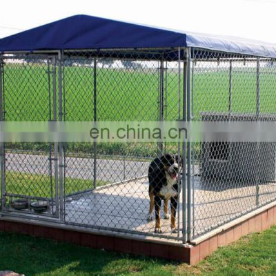Direct factory heavy duty fancy dog kennel galvanized outdoor dog kennels