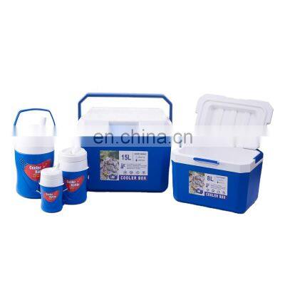 0.4L/1L/2L/7L/15L 5pcs/set Plastic Insulated Cooling Water Cooler Jug and Cooler Box for Camping