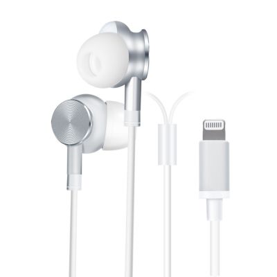 MFi in-ear stereo wired headset earphone  with lightening connector for iPhone Xs Max/11Pro