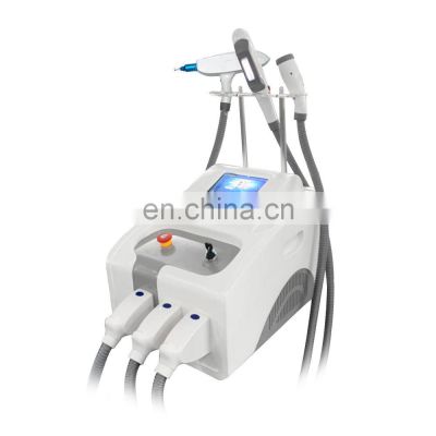 2020 portable type multifunctional 3 in 1 ipl elight nd yag laser rf beauty machine with good price