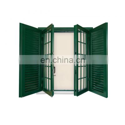 Glass windows with aluminum frame  casement windows with built in blinds