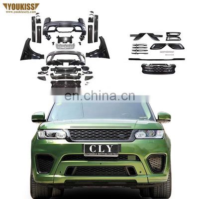 Car Bumper Genuine Auto Pats Ukiss Body Kit Full Set For 14-17 Land Rover Range Rover Sports Modified SVR With Grille Door Panel
