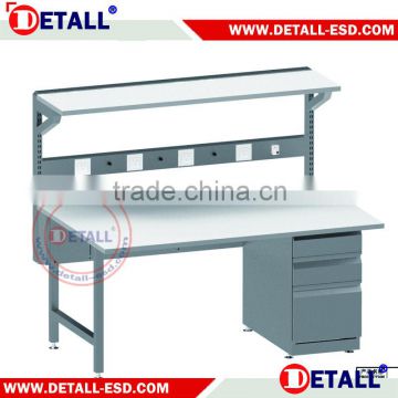 Manufacture ESD steel workshop bench with drawers